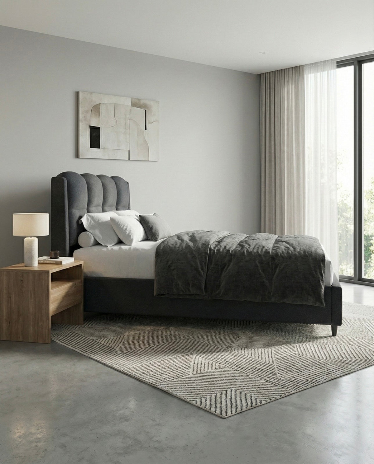 Miles Upholstered Divan Bed