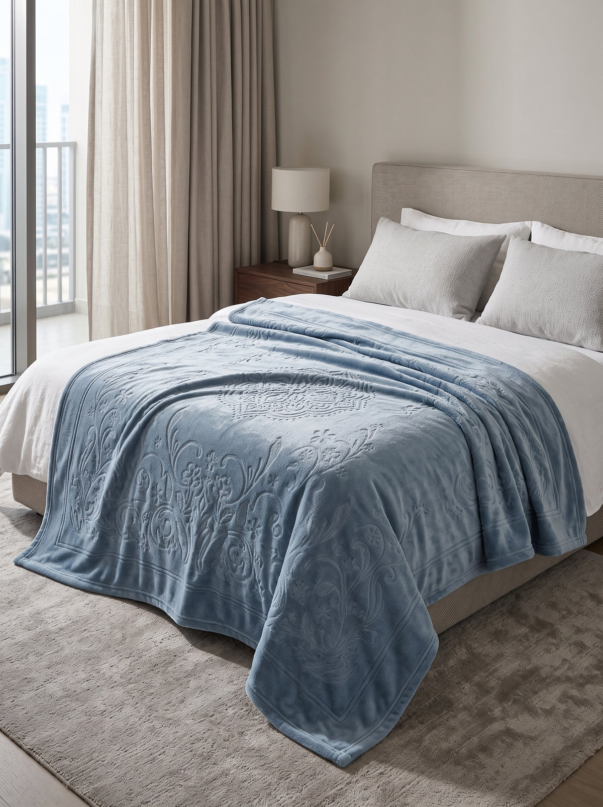 Cannon Embossed Flannel Blanket 160x220 cm