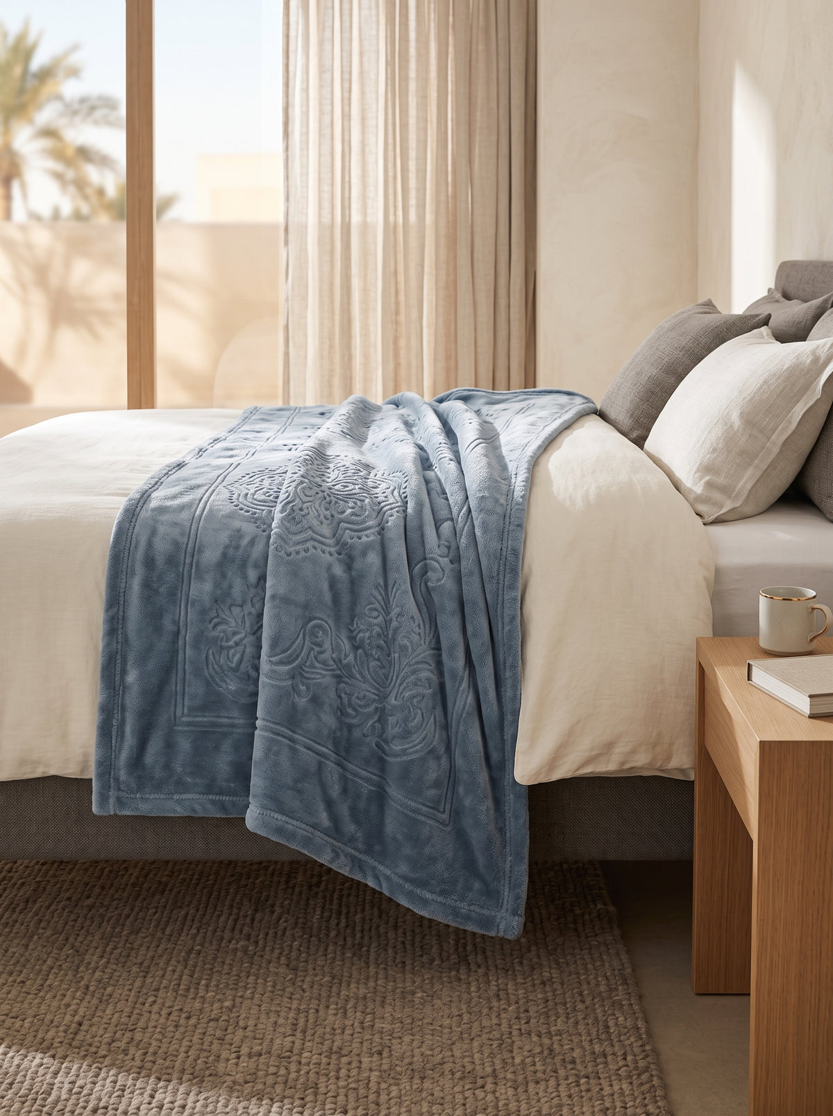 Cannon Embossed Flannel Blanket 160x220 cm