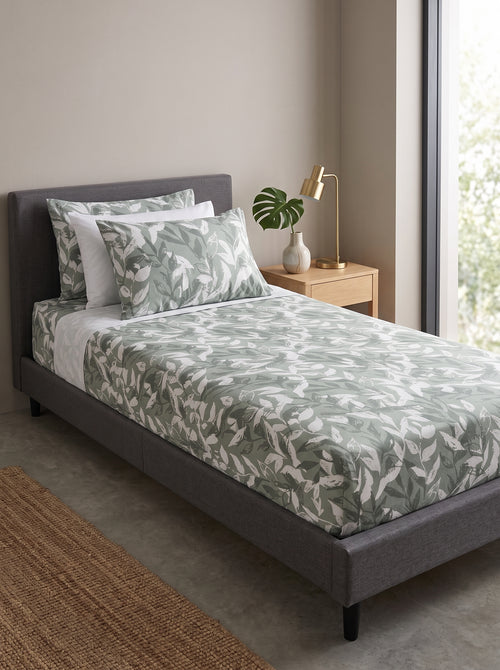 Cannon Artex Printed Fitted Sheet Set