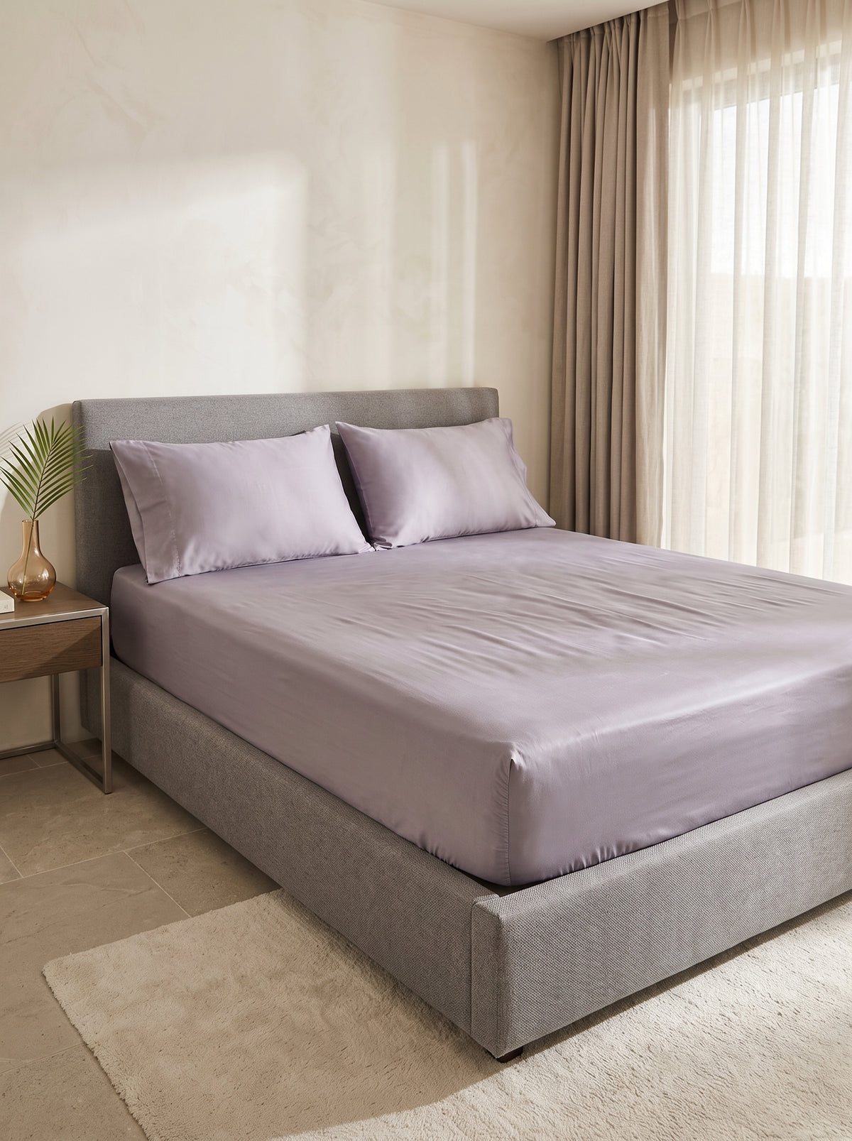 Crystal Fitted Sheet Set - Cotton Feel, 3 Pieces