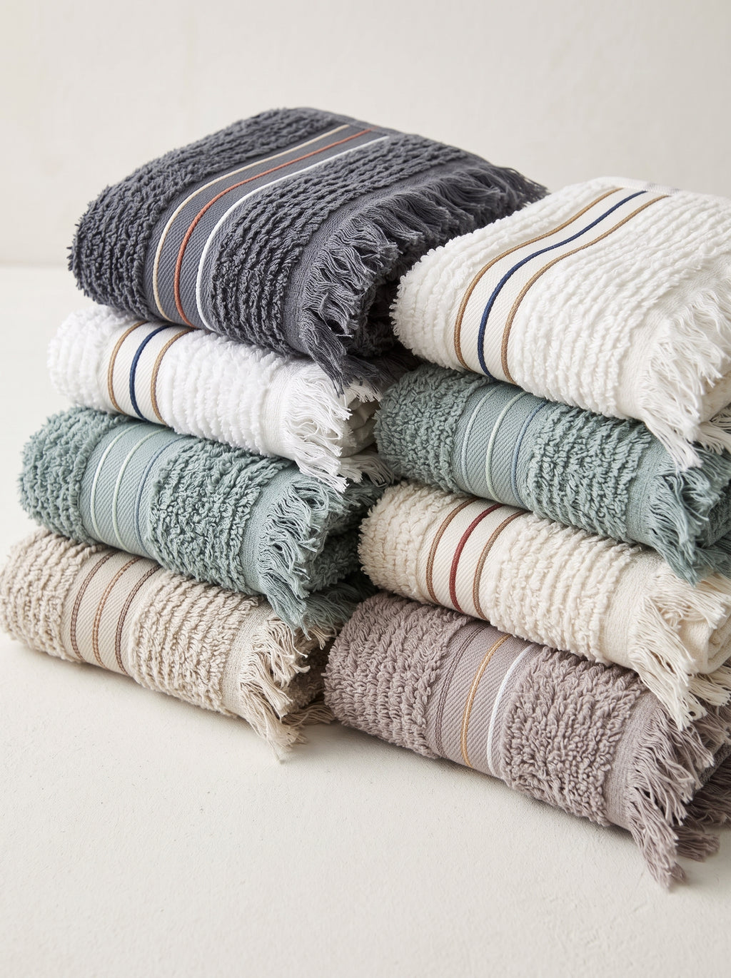 High Crest Turkish Cotton Embroidered Towel