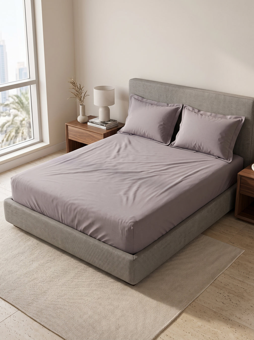 Crystal Fitted Sheet Set - Cotton Feel, 3 Pieces