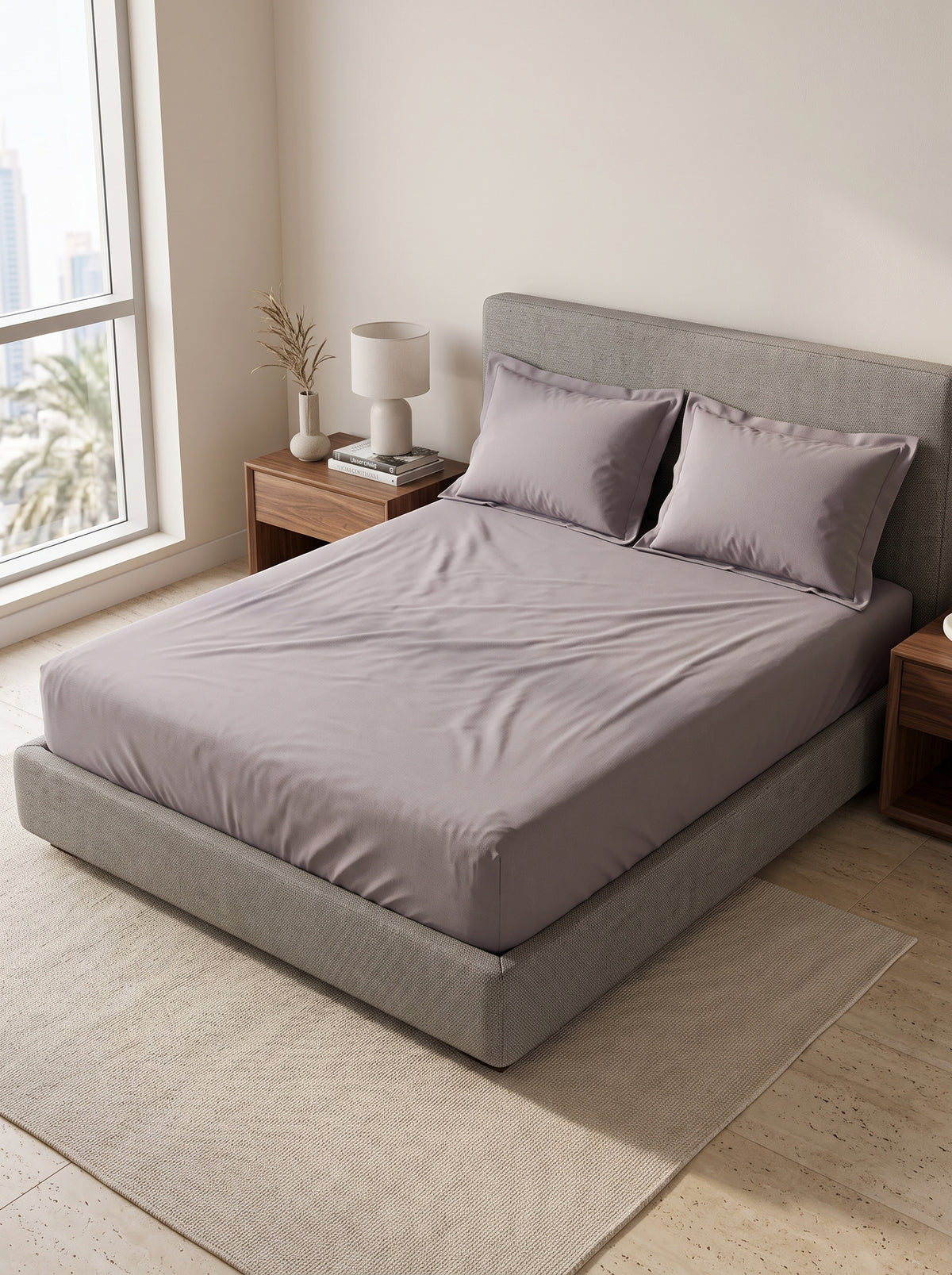 Crystal Fitted Sheet Set - Cotton Feel, 3 Pieces