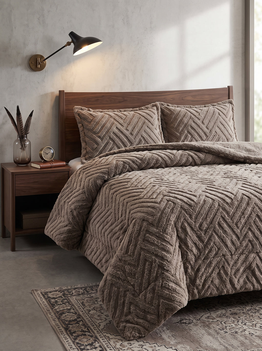 Beroea Marcopolo-07 King Comforter Set, 4 Pieces