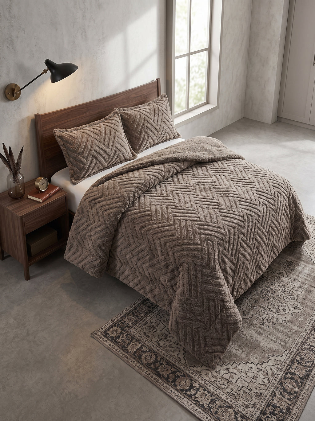 Beroea Marcopolo-07 King Comforter Set, 4 Pieces