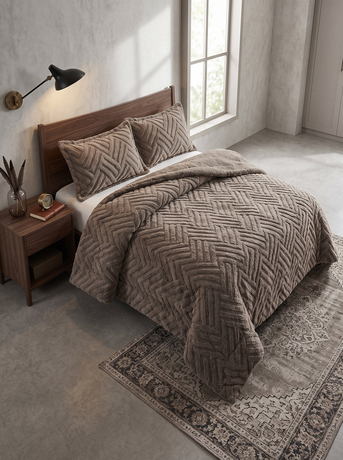 Beroea Marcopolo-07 King Comforter Set, 4 Pieces