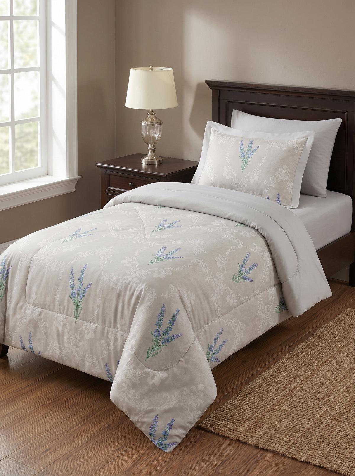 Fashion Single Comforter Set, 4 Pieces