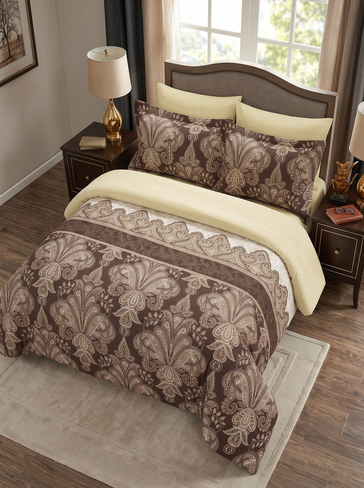 Fashion Single Comforter Set, 4 Pieces