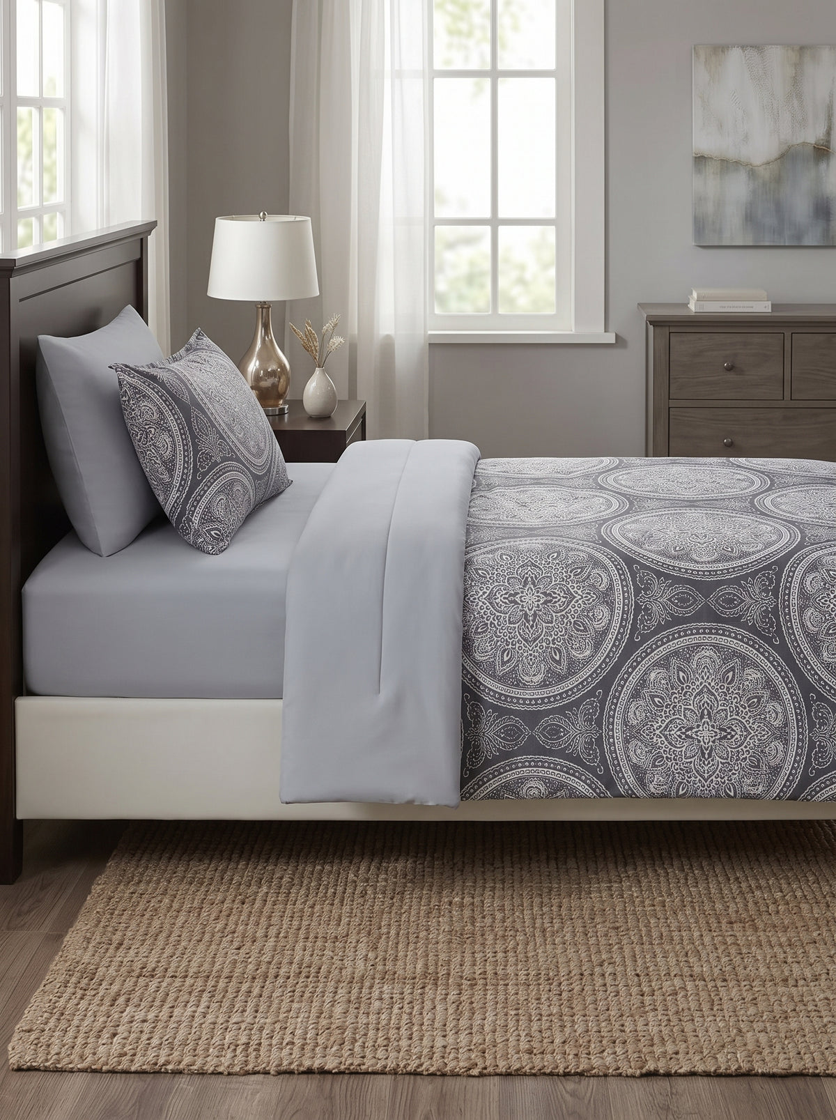 Fashion Single Comforter Set, 4 Pieces