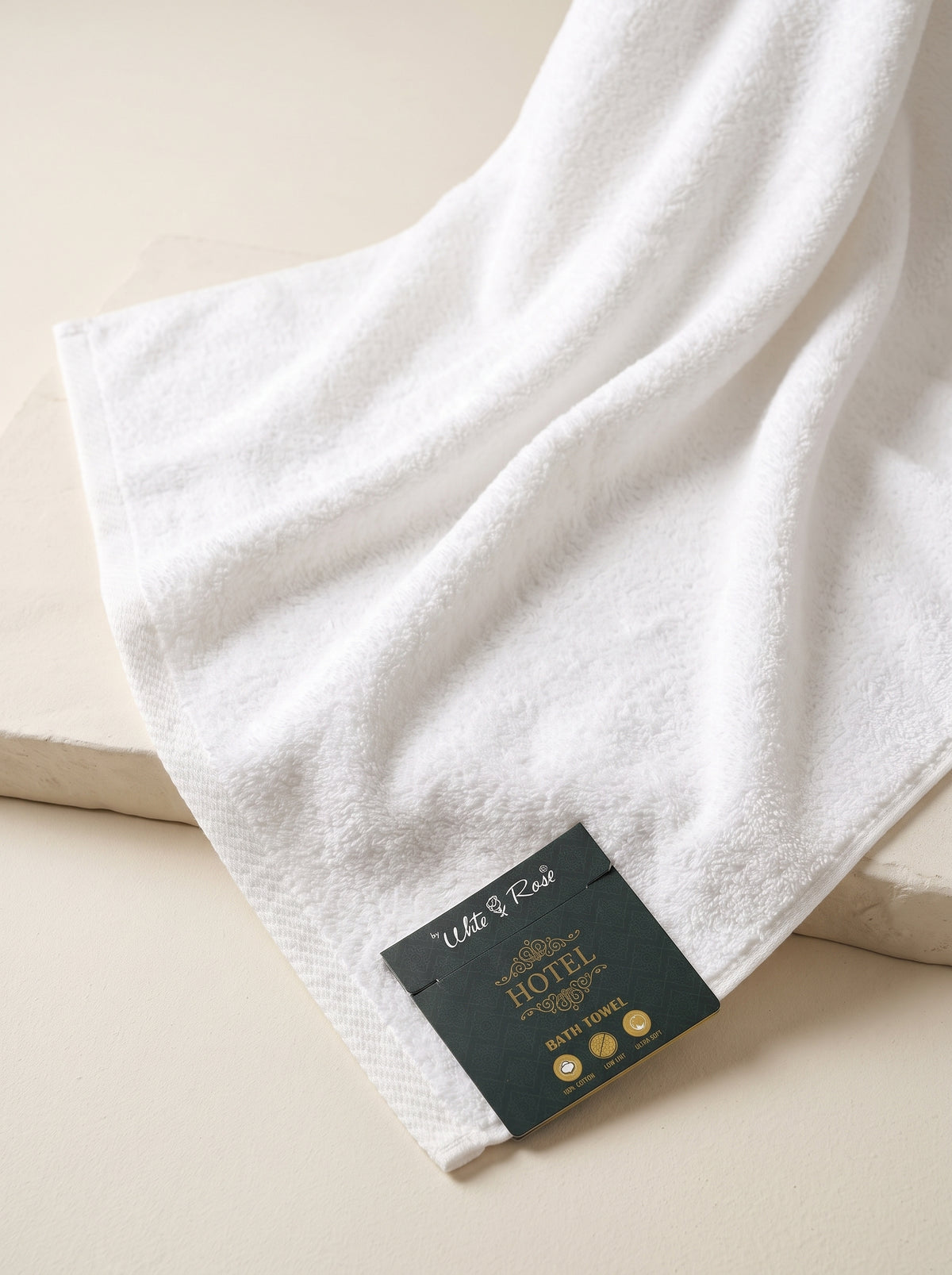 White Rose Hotel Towel