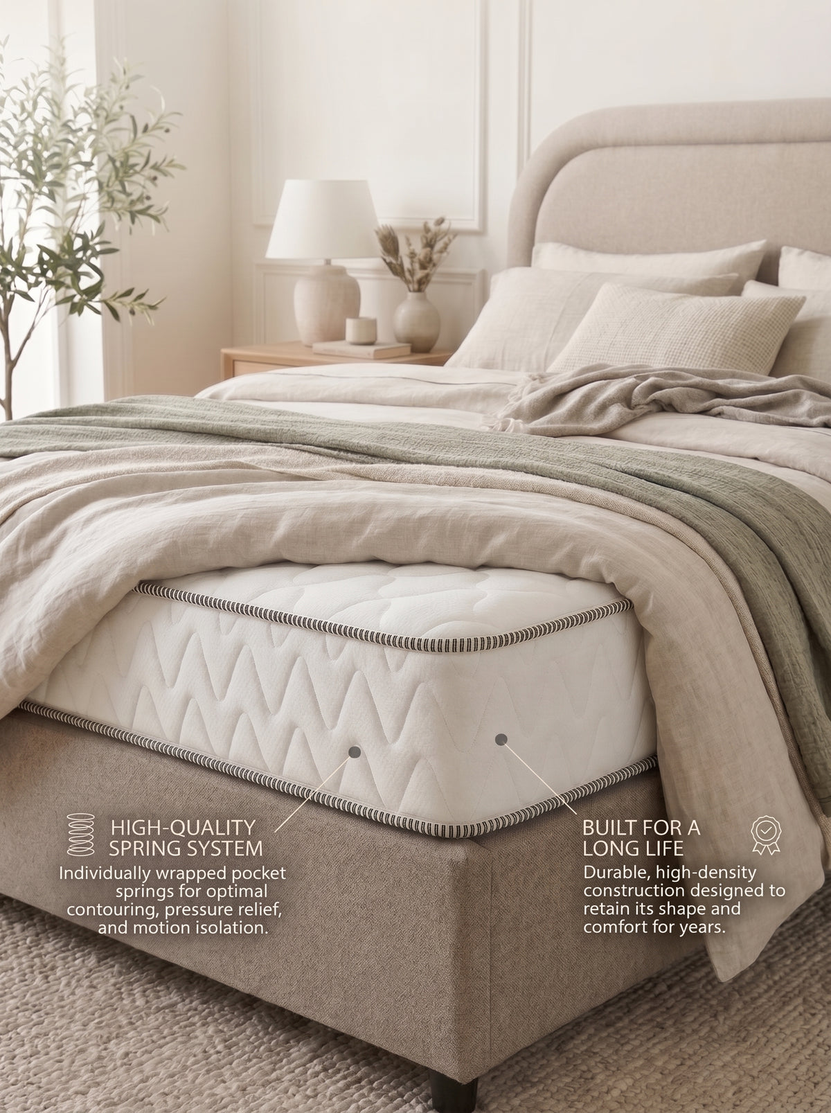HomePrime Durex Spring Mattress – Affordable Comfort & Support