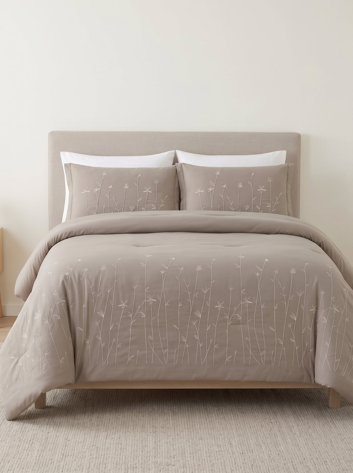 Venice Lara Embroidered King Comforter Set, 6 Pieces