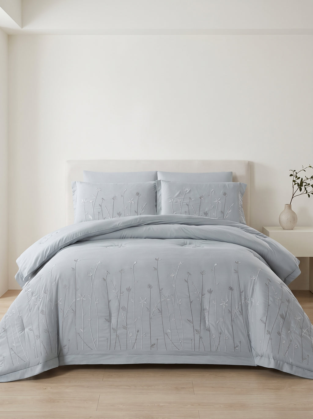 Venice Lara Embroidered King Comforter Set, 6 Pieces