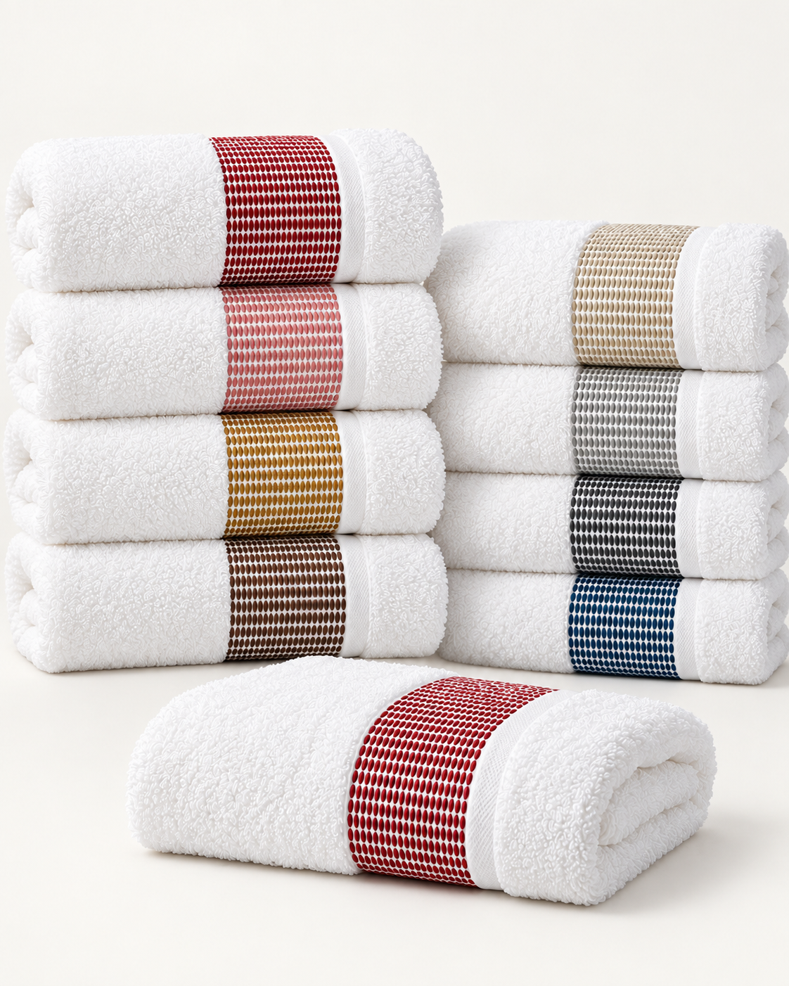 White Rose Pure Soft Bath Towel 70x140 cm
