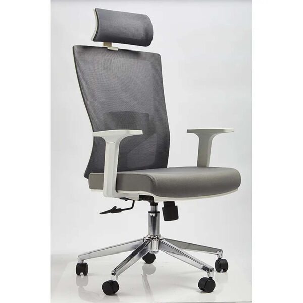 grey office chair