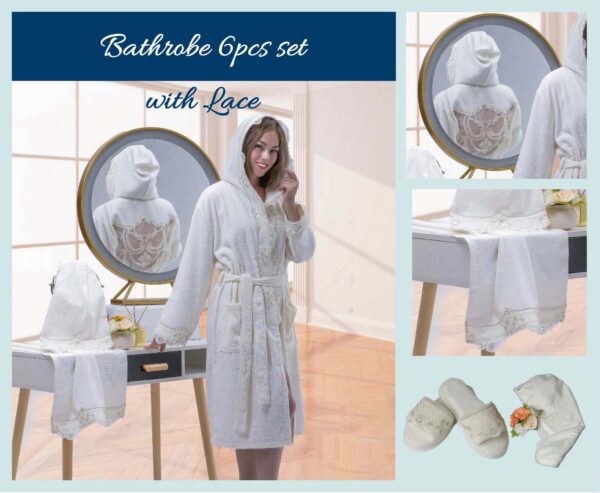 bathrobe 6pcs set