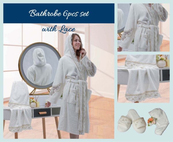 bathrobe 6pcs set