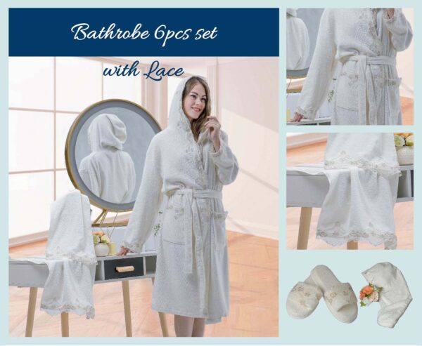 bathrobe 6pcs set