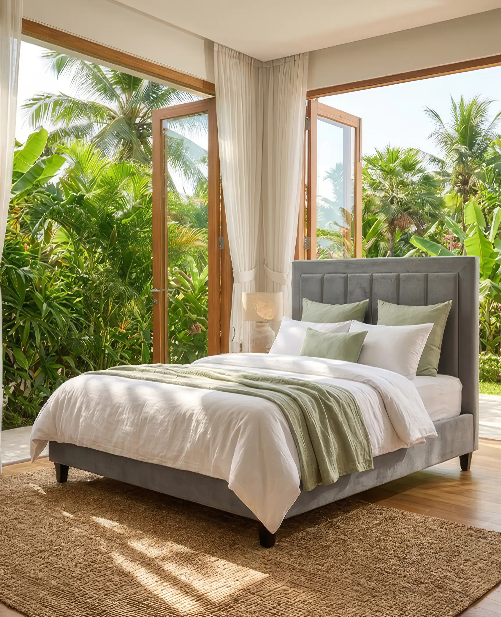 300 A Grey Bed