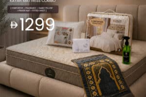 Home Prime Kayan Mattress Comfort Combo – Complete 5-in-1 Bedroom Package